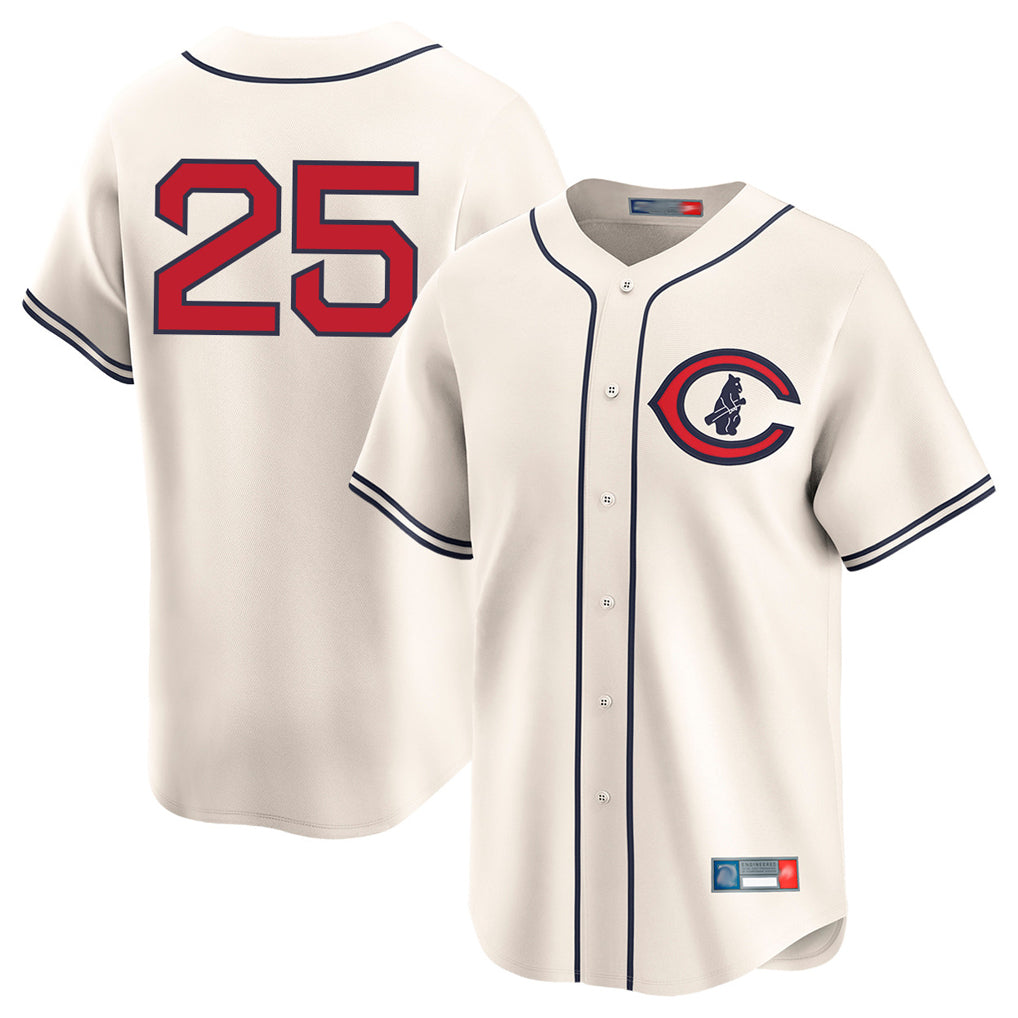 Boles C.Cubs #25 Mois¨¦s Ballesteros Player Cream Field of Dreams Limited Home Game Stitched Jerseys