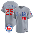 Boles C.Cubs #25 Mois¨¦s Ballesteros Player Gray Road Limited Elite Home Stitched Jerseys