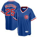 Boles C.Cubs #25 Mois¨¦s Ballesteros Player Royal T-shirt Cooperstown Collection Limited Stitched Jerseys
