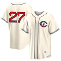 Boles C.Cubs #27 Seiya Suzuki Player Cream Field of Dreams Home Game Stitched Jerseys