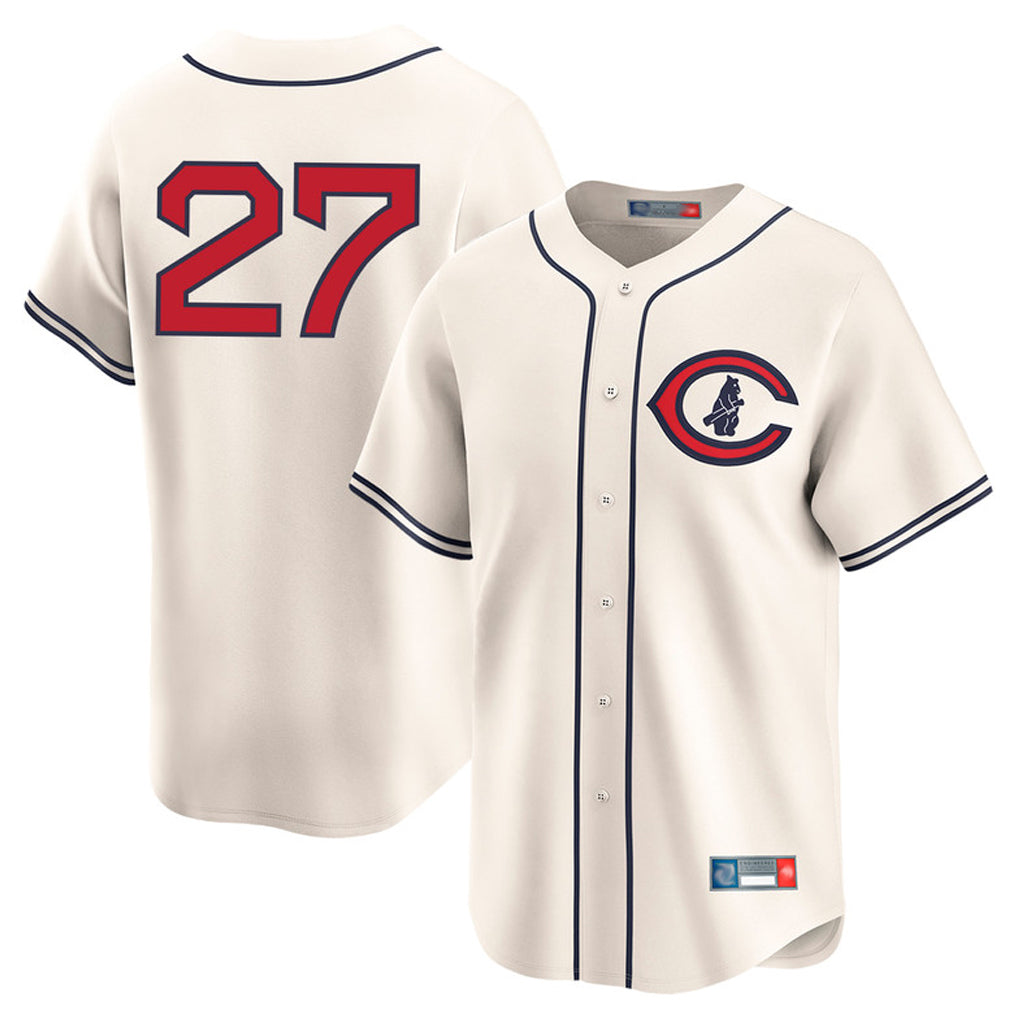 Boles C.Cubs #27 Seiya Suzuki Player Cream Field of Dreams Limited Home Game Stitched Jerseys