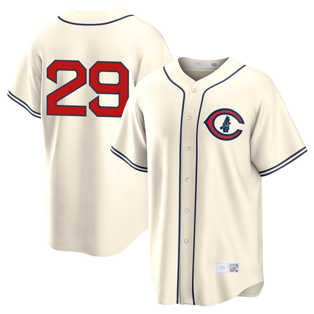 Boles C.Cubs #29 Michael Busch Player Cream Field of Dreams Home Game Stitched Jerseys