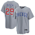 Boles C.Cubs #29 Michael Busch Player Gray Home Game Stitched Jerseys