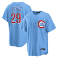 Boles C.Cubs #29 Michael Busch Player Light Blue Home Game Stitched Jerseys