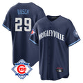 Boles C.Cubs #29 Michael Busch Player Navy 150th Anniversary City Connect Home Game Stitched Jerseys