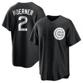 Boles C.Cubs #2 Nico Hoerner Player Black Game Stitched Jerseys