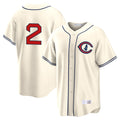 Boles C.Cubs #2 Nico Hoerner Player Cream Field of Dreams Home Game Stitched Jerseys
