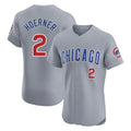 Boles C.Cubs #2 Nico Hoerner Player Gray Road Limited Elite Home Stitched Jerseys