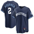 Boles C.Cubs #2 Nico Hoerner Player Navy City Connect Home Game Stitched Jerseys
