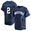 Boles C.Cubs #2 Nico Hoerner Player Navy City Connect Limited Home Stitched Jerseys