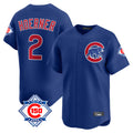 Boles C.Cubs #2 Nico Hoerner Player Royal 150th Anniversary Limited Home Stitched Jerseys