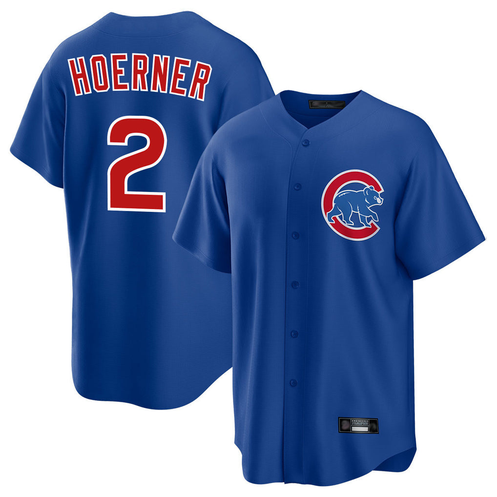 Boles C.Cubs #2 Nico Hoerner Player Royal Home Game Stitched Jerseys