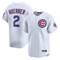 Boles C.Cubs #2 Nico Hoerner Player White Limited Home Game Stitched Jerseys