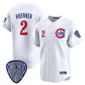 Boles C.Cubs #2 Nico Hoerner Player White Vapor Premier Limited Home Stitched Jerseys