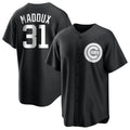 Boles C.Cubs #31 Greg Maddux Player Black Game Stitched Jerseys