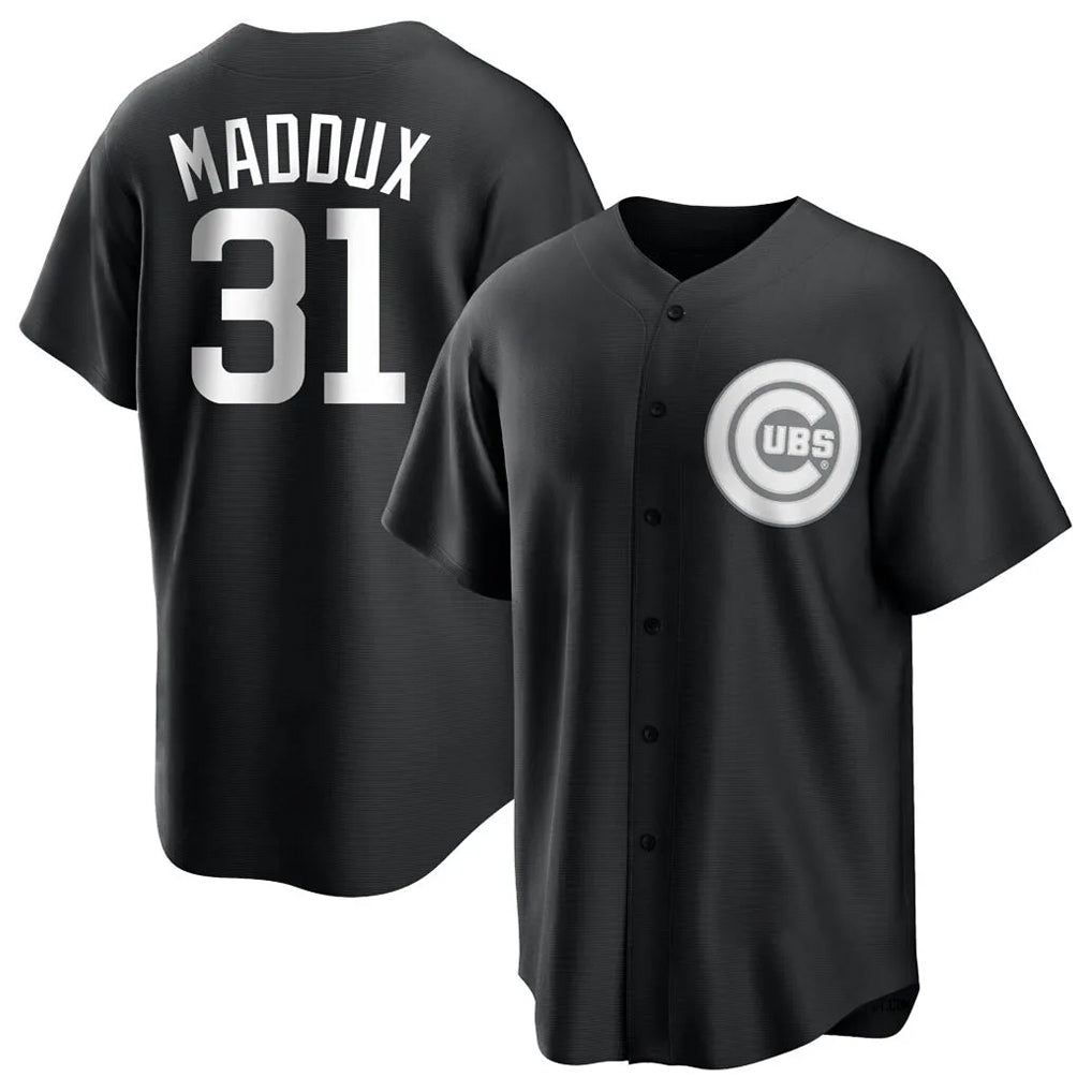 Boles C.Cubs #31 Greg Maddux Player Black Game Stitched Jerseys