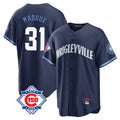Boles C.Cubs #31 Greg Maddux Player Navy 150th Anniversary City Connect Home Game Stitched Jerseys