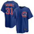 Boles C.Cubs #31 Greg Maddux Player Royal Home Game Stitched Jerseys