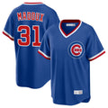 Boles C.Cubs #31 Greg Maddux Player Royal T-shirt Cooperstown Collection Limited Stitched Jerseys