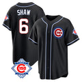Boles C.Cubs #6 Matt Shaw Player Black Fashion Out 150th Anniversary Game Stitched Jerseys
