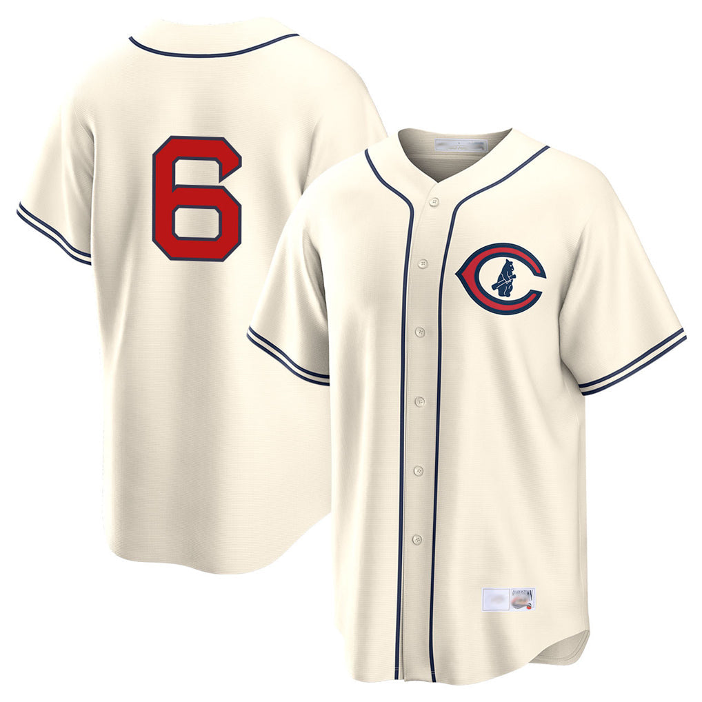 Boles C.Cubs #6 Matt Shaw Player Cream Field of Dreams Home Game Stitched Jerseys