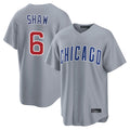 Boles C.Cubs #6 Matt Shaw Player Gray Home Game Stitched Jerseys
