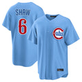 Boles C.Cubs #6 Matt Shaw Player Light Blue Home Game Stitched Jerseys