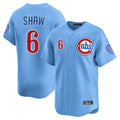 Boles C.Cubs #6 Matt Shaw Player Light Blue Limited Home Stitched Jerseys