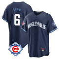 Boles C.Cubs #6 Matt Shaw Player Navy 150th Anniversary City Connect Home Game Stitched Jerseys