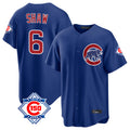Boles C.Cubs #6 Matt Shaw Player Royal 150th Anniversary Home Game Stitched Jerseys