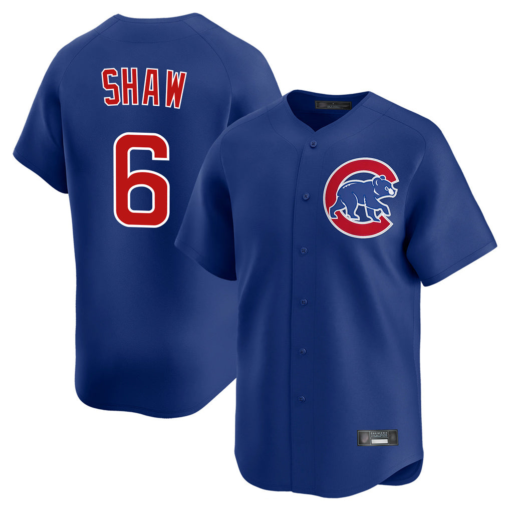 Boles C.Cubs #6 Matt Shaw Player Royal Limited Home Stitched Jerseys