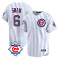 Boles C.Cubs #6 Matt Shaw Player White 150th Anniversary Limited Home Game Stitched Jerseys