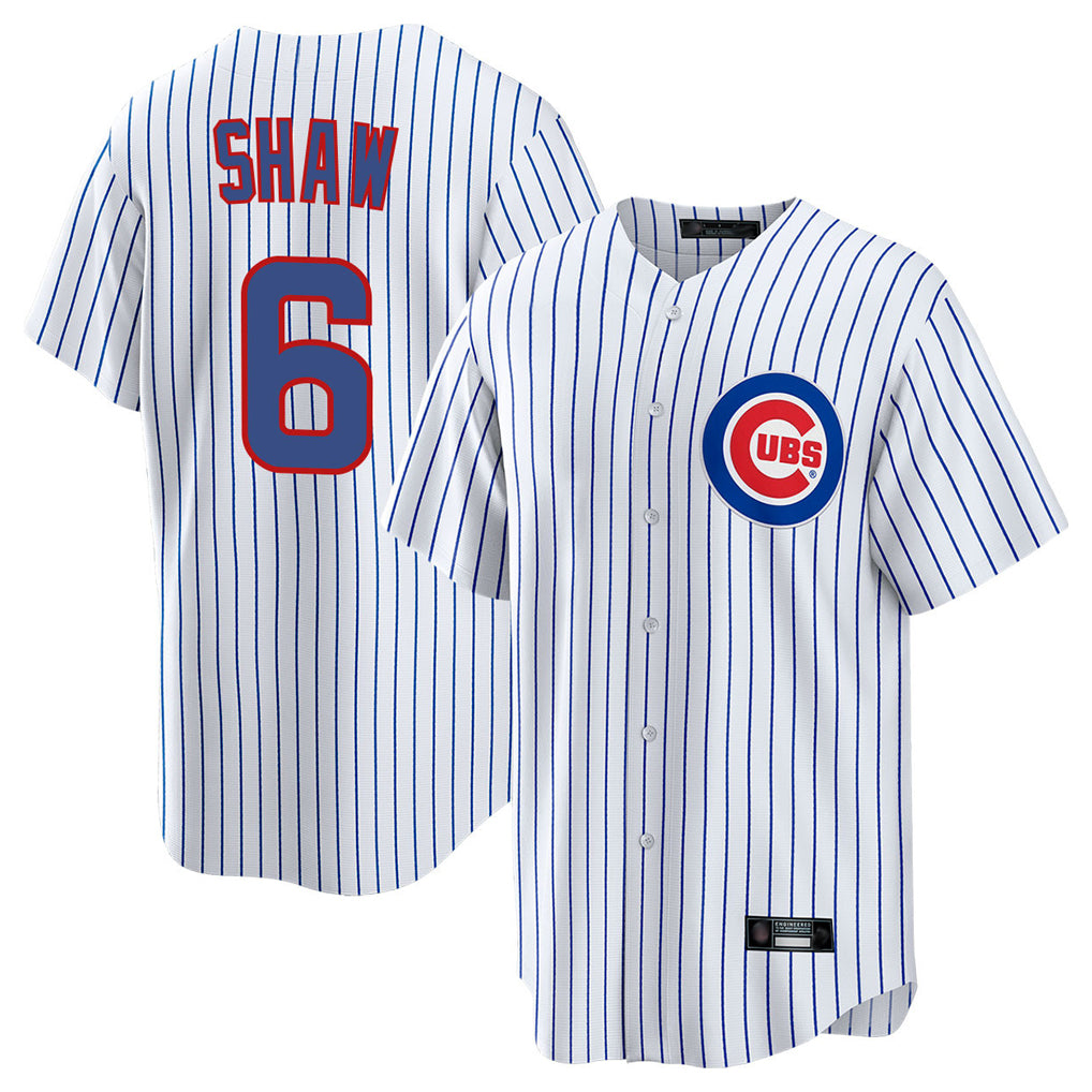 Boles C.Cubs #6 Matt Shaw Player White Game Home Stitched Jerseys