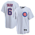 Boles C.Cubs #6 Matt Shaw Player White Game Home Stitched Jerseys