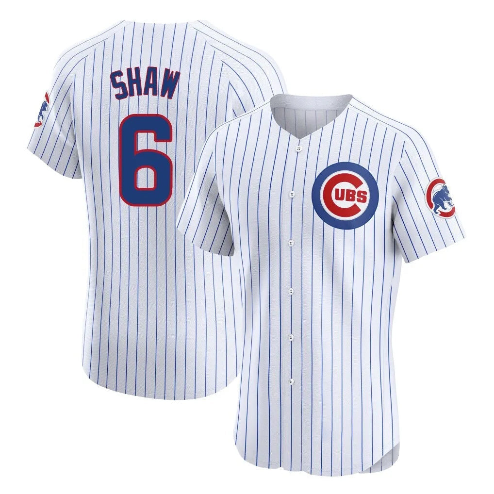 Boles C.Cubs #6 Matt Shaw Player White Limited Elite Home Game Stitched Jerseys
