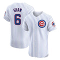 Boles C.Cubs #6 Matt Shaw Player White Limited Elite Home Game Stitched Jerseys
