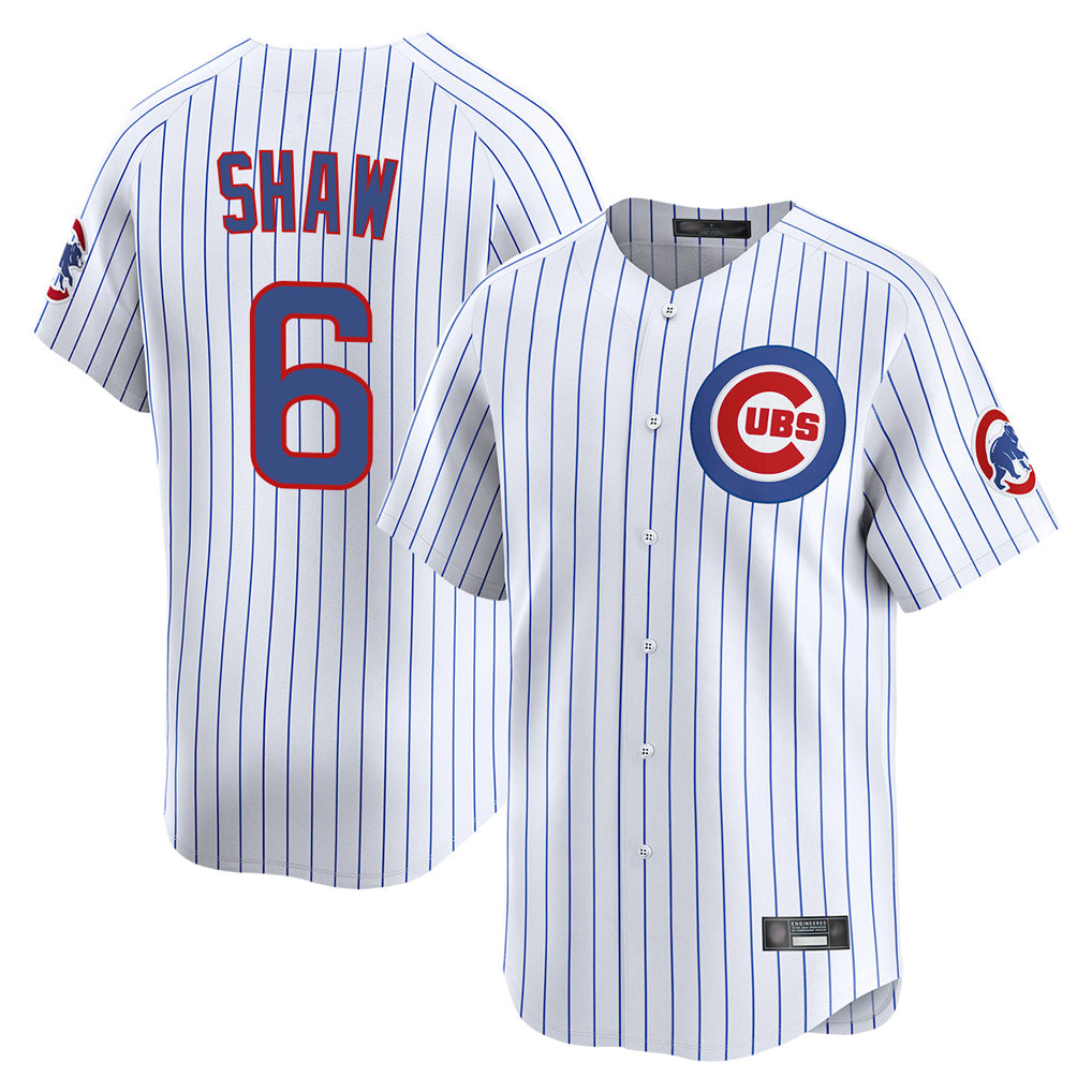 Boles C.Cubs #6 Matt Shaw Player White Limited Home Game Stitched Jerseys