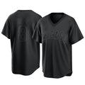 Boles C.Cubs #8 Ian Happ Player Black T-shirt Home Game Stitched Jerseys