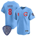 Boles C.Cubs #8 Ian Happ Player Blue Vapor Premier Limited Home Stitched Jerseys