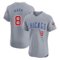 Boles C.Cubs #8 Ian Happ Player Gray Road Limited Elite Home Stitched Jerseys
