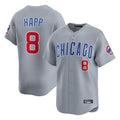 Boles C.Cubs #8 Ian Happ Player Gray Road Limited Home Stitched Jerseys