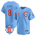 Boles C.Cubs #8 Ian Happ Player Light Blue 150th Anniversary Limited Home Stitched Jerseys