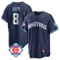 Boles C.Cubs #8 Ian Happ Player Navy 150th Anniversary City Connect Home Game Stitched Jerseys
