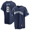 Boles C.Cubs #8 Ian Happ Player Navy City Connect Home Game Stitched Jerseys
