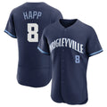 Boles C.Cubs #8 Ian Happ Player Navy City Connect Limited Elite Home Stitched Jerseys