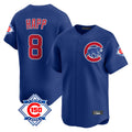 Boles C.Cubs #8 Ian Happ Player Royal 150th Anniversary Limited Home Stitched Jerseys