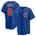 Boles C.Cubs #8 Ian Happ Player Royal Home Game Stitched Jerseys