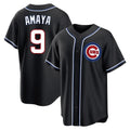 Boles C.Cubs #9 Miguel Amaya Player Black Fashion Out Game Stitched Jerseys