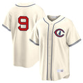Boles C.Cubs #9 Miguel Amaya Player Cream Field of Dreams Home Game Stitched Jerseys