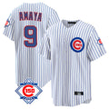 Boles C.Cubs #9 Miguel Amaya Player White 150th Anniversary Home Game Stitched Jerseys